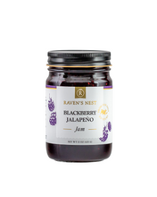 Load image into Gallery viewer, Blackberry Jalapeno Jam 15 oz. (12/case)