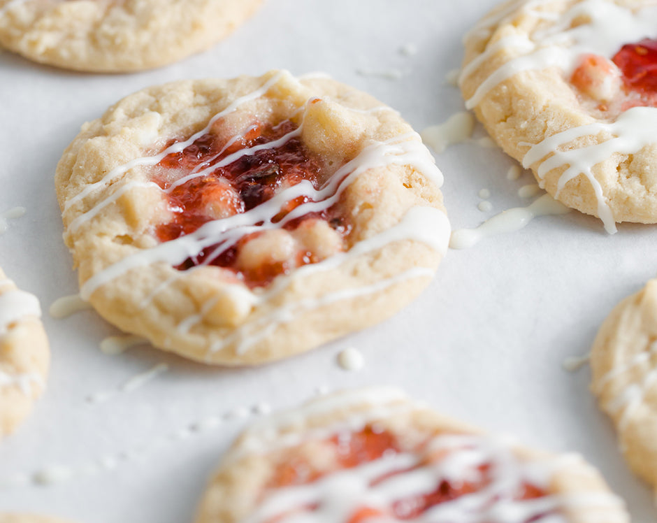 Raspberry White Chocolate Cookies